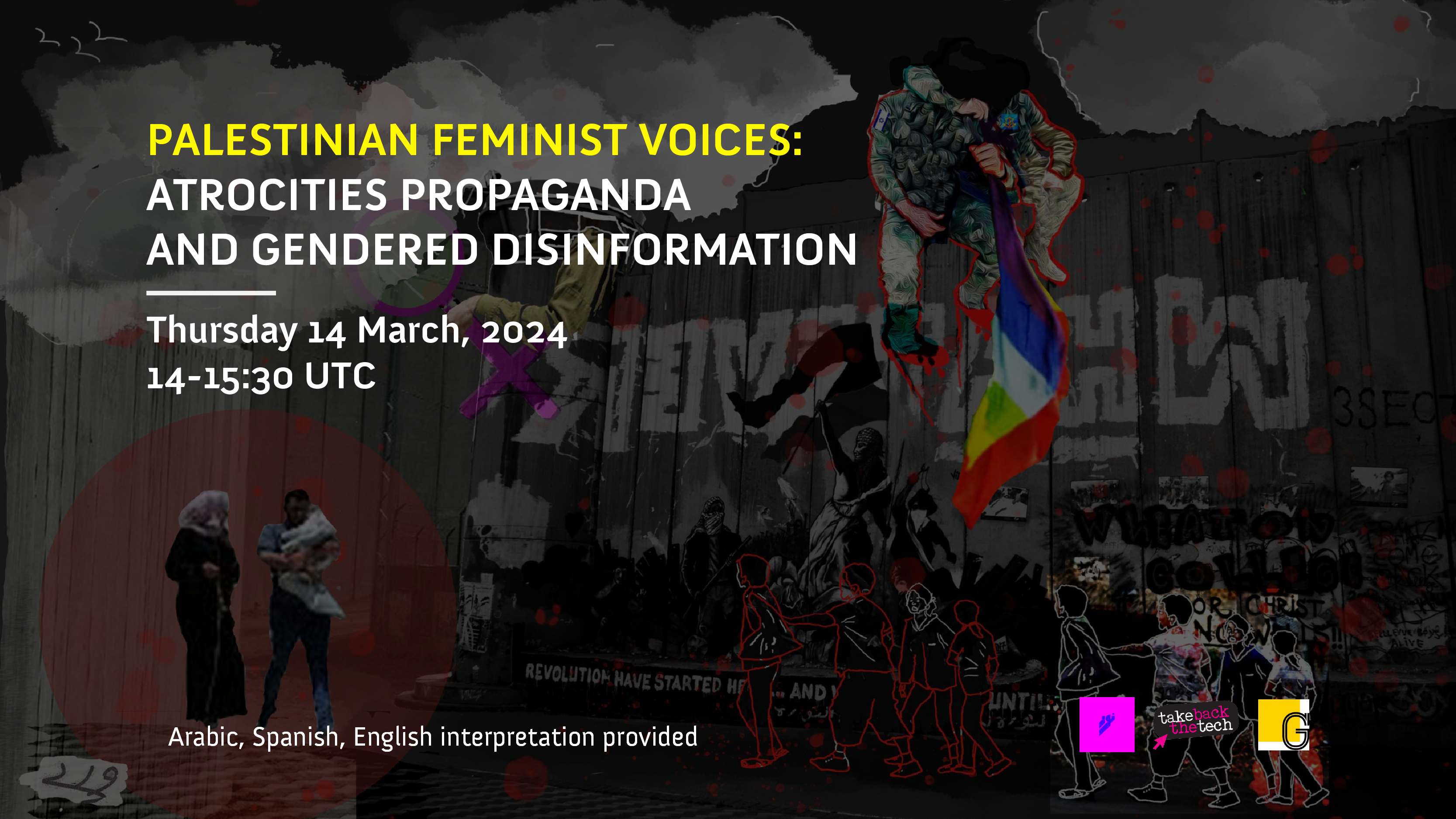 Webinar: Palestinian feminist voices: Atrocities propaganda and gendered disinformation