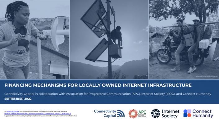 Financing mechanisms for locally owned internet infrastructure