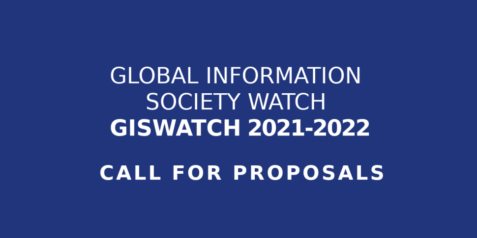 GISWatch 2021-2022 call for proposals