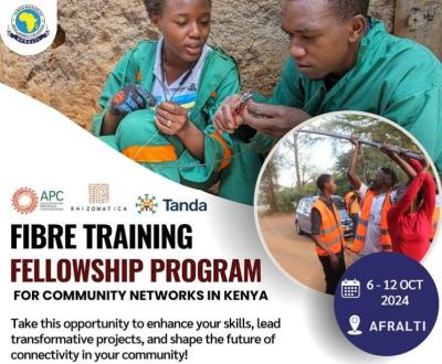  image linking to Open call: Fellowship programme on fibre infrastructure in Kenya