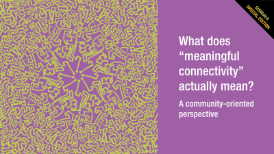  image linking to What does “meaningful connectivity” actually mean? A community-oriented perspective 