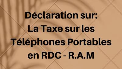  image linking to Rudi International se joint à d’autres voix pour dire non à la taxe sur les téléphones mobiles en RDC 